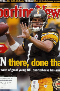 November 2004 issue of Sporting News magazine: "BEN there, done that". Click here to read article.