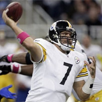 Ben in action in the first half.