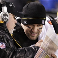Ben with Bruce Arians.