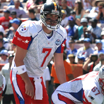 Ben in action in the 2008 Pro Bowl.