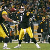Ben in action against the Green Bay Packers on December 20th.