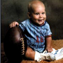 Baby Ben, the "Little Quarterback".