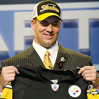 Ben on Draft Day, 2004.