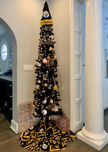 Steelers Christmas Tree  Christmas decorations, Christmas tree